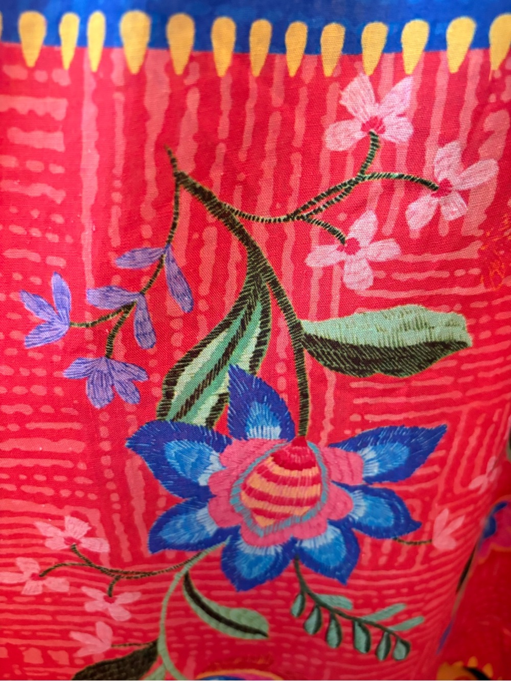 Johnny Was Bohemian Aris Mixed Floral Cutout Back Maxi Dress Medium - Picture 10 of 11